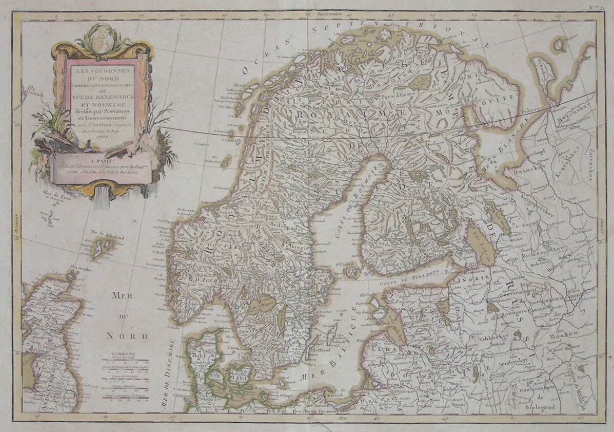 Map of Scandinavia